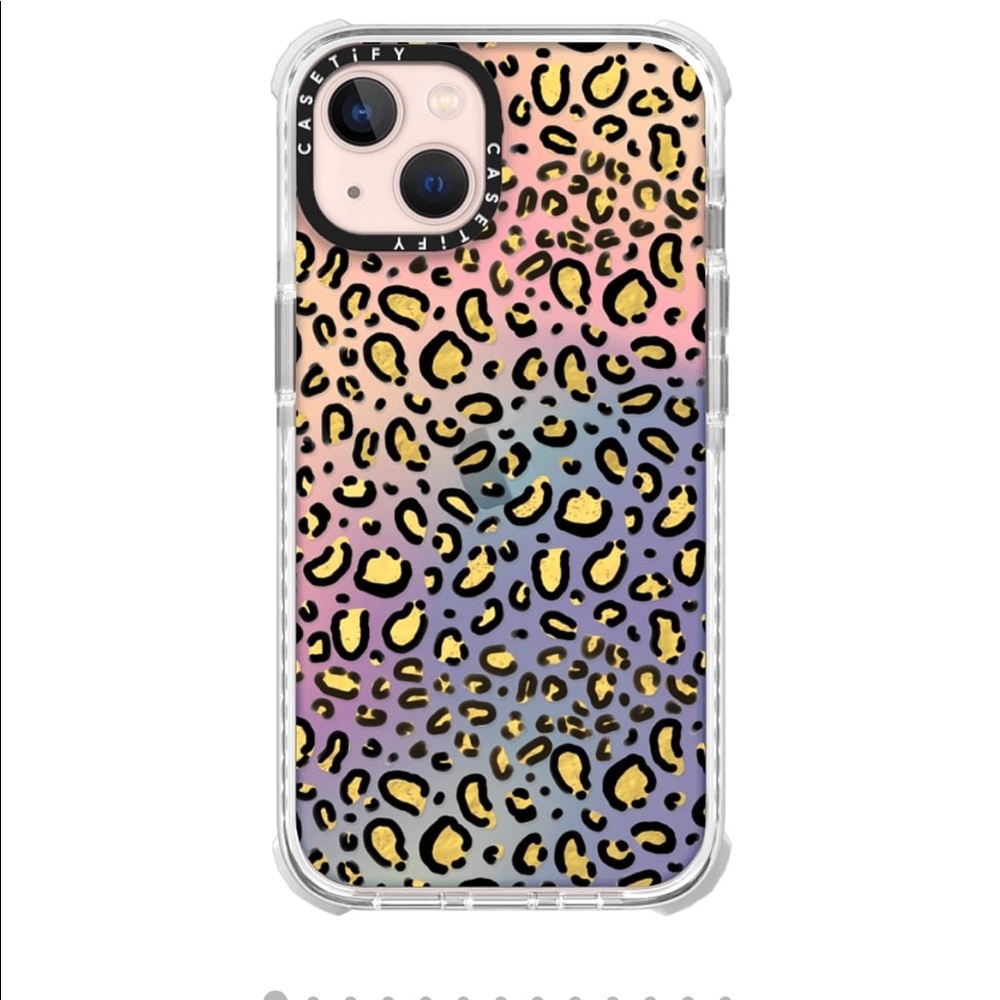 Translucent Cheetah Print Phone Case for iPhone 13 Pro Max